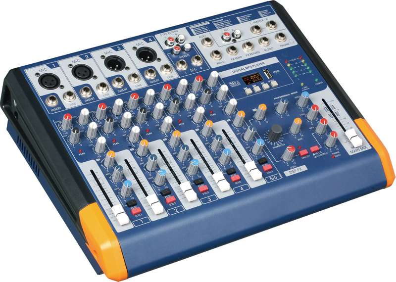 M-6G M-8G M-12G M-16G Consola mezcladora profesional