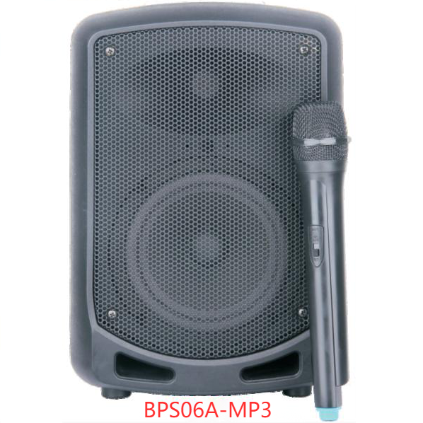 BPS06A-MP3 Sistemas de altavoces de activo plástico caja de batería