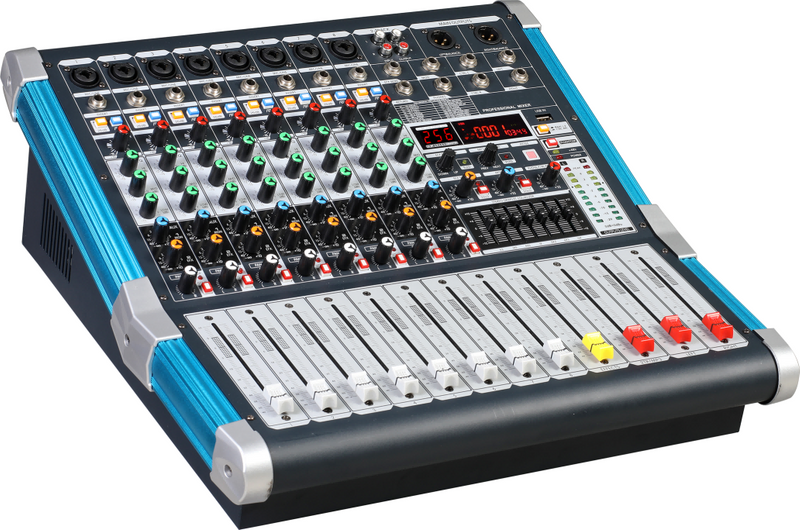 PME-8 PME-12 PME-16 Mezcladores auto amplificados