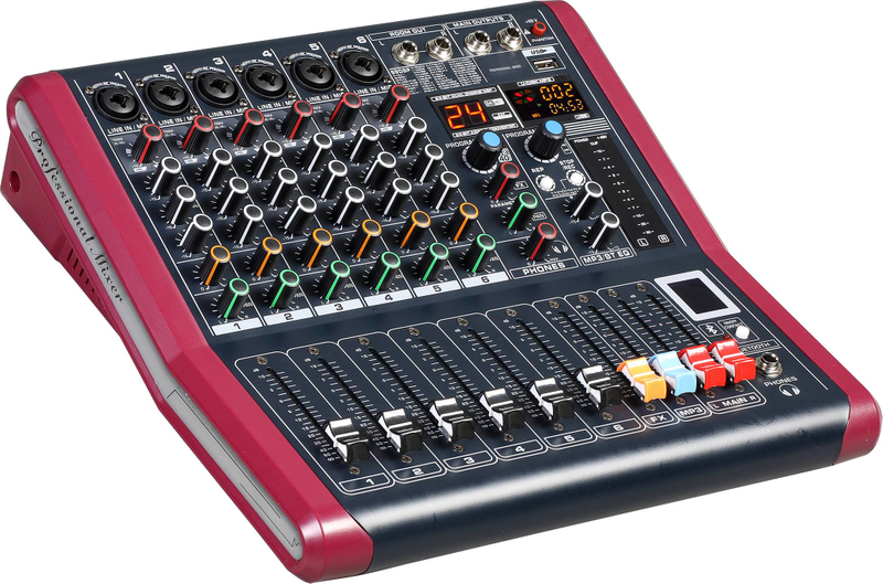M-4K M-6K M-8K Consola mezcladora profesional