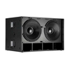 SUB-8006 SUB-8006AS dual 18 pulgadas pasivo/activo audio profesional activo subwoofer de alta potencia rcf