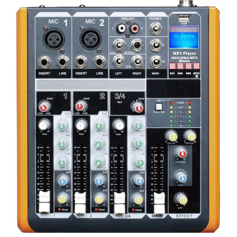 M-4B M-6B M-8B M-12B Consola mezcladora profesional